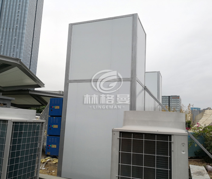 深圳萬科里商業油煙排風機噪聲治理工程